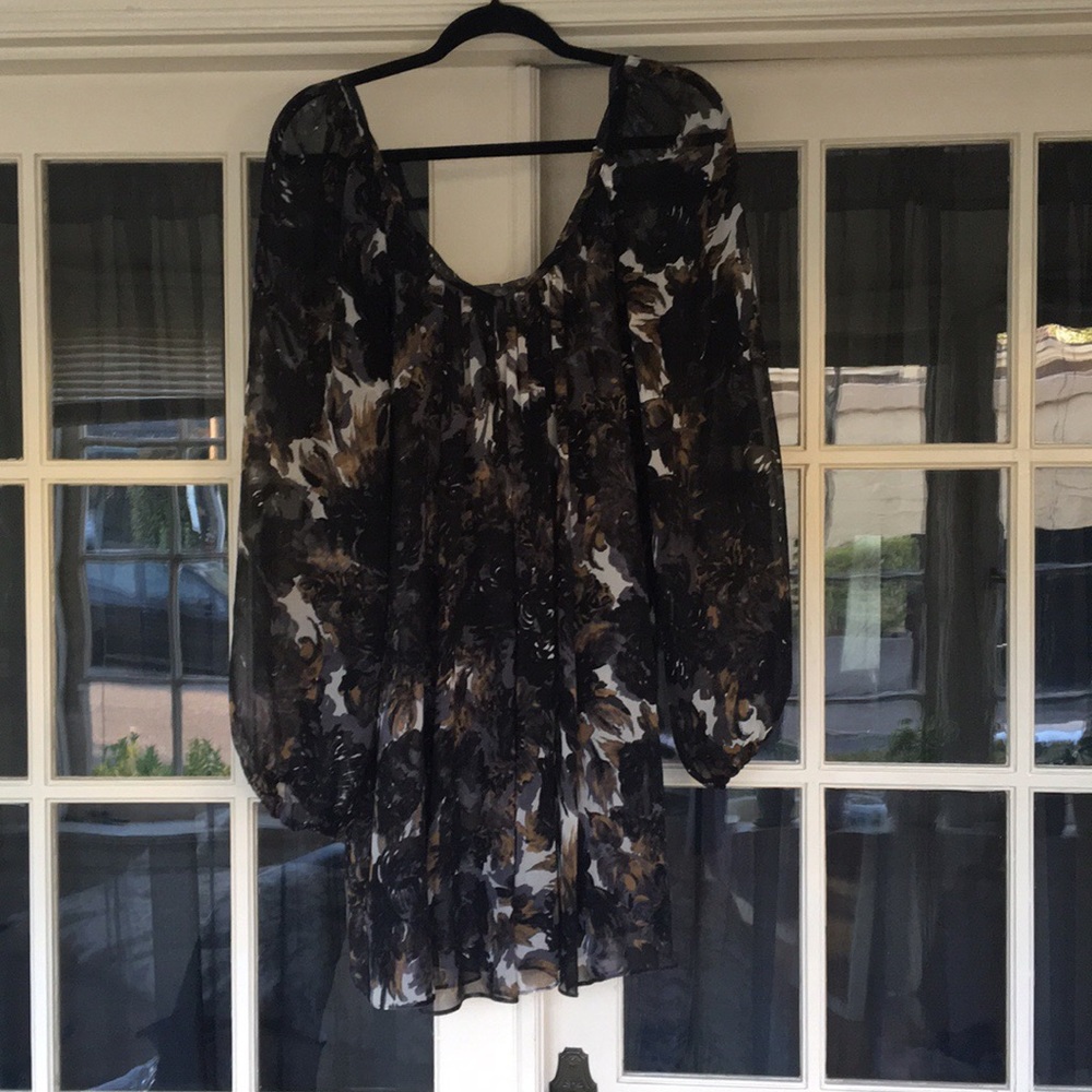 Anthropologie 100% Silk Dress